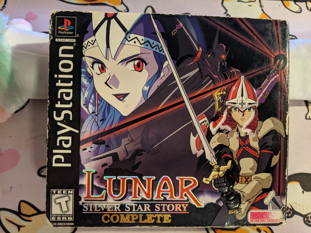 A bit of a worn box for the complete version of Lunar: Silver Star Story