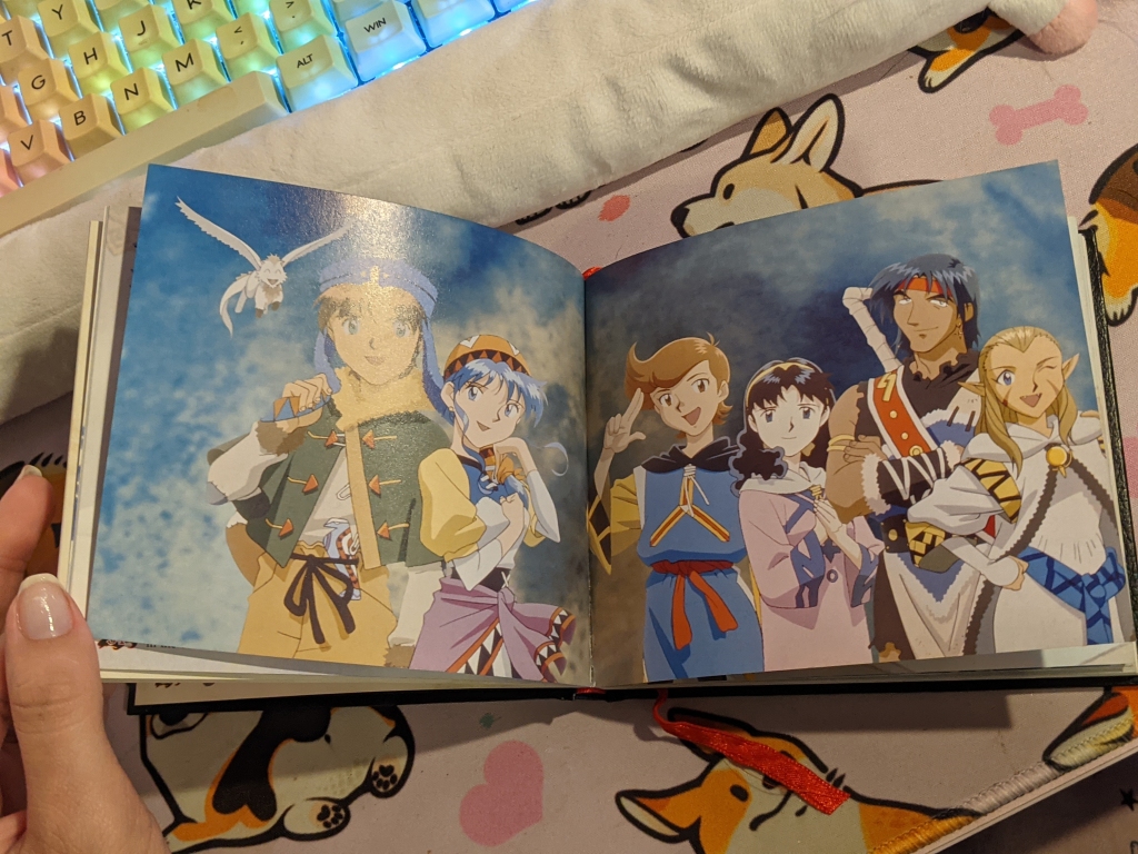 Lunar's manual with full color pages.